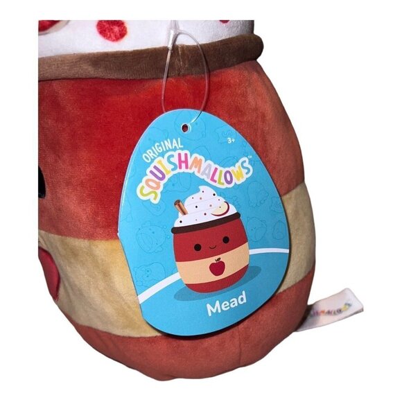 NWT Squishmallow 7.5” MEAD Apple Cider Latte Fall Harvest Squad - Picture 4 of 4
